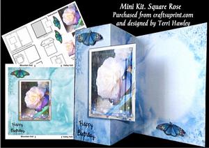 Mini Kit Square Rose