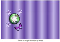 Any Occasion Card Insert Purple