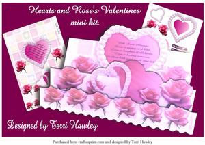 Hearts and Roses Valentines Mini Kit
