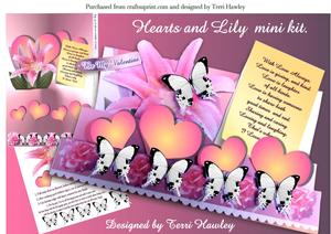 Hearts and Lily Mini Kit