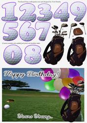 Happy Birthday Golfer