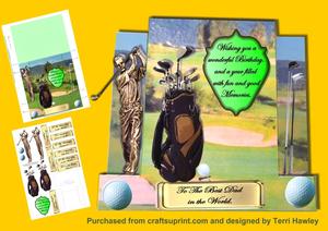 Golf Man Birthday