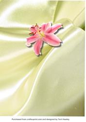 Best Wishes Lilies Insert