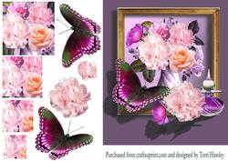 Flowers and Butterfly