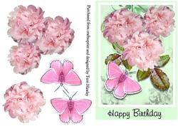 Happy Birthday Pink Roses