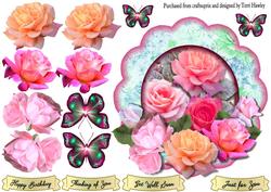 Plate with Roses