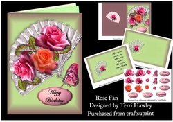 rose fan