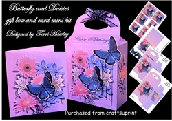 butterfly and daisies mimi kit
