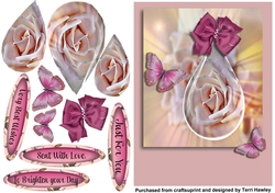 teardrop rose pink