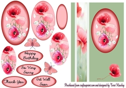 pink poppy greetings