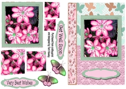 pink flowers get well