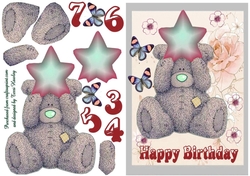 teddy bear birthday pink