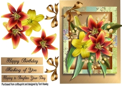to brighten your day with lilies