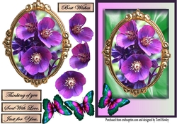 just for you purple flowers