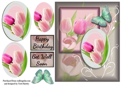 get well soon tulips