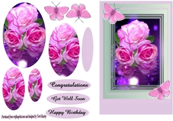 beautiful rose pyramid