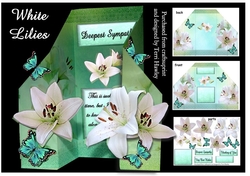 white lilies