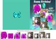 All in One Birthday Turquoise