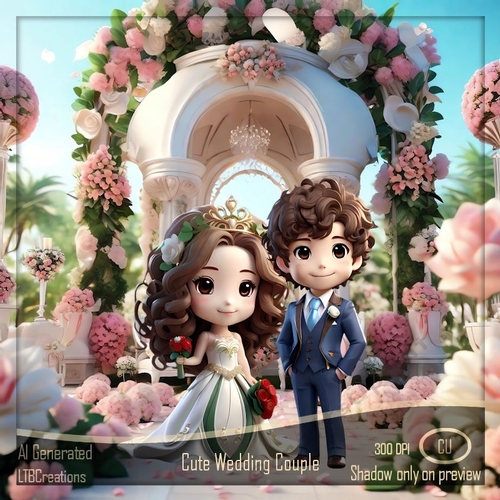 Cute Weddingcouple
