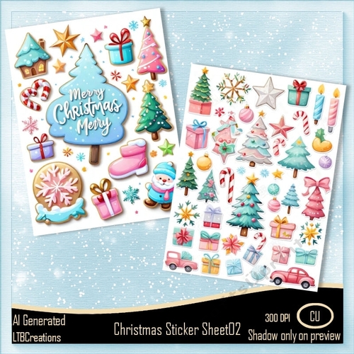 Chrhistmas Sticker Sheet02