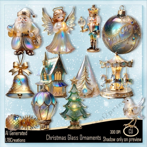 Christmas Glass Ornaments