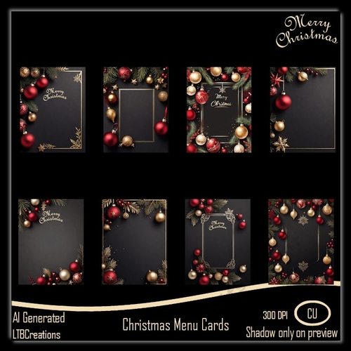 Christmas Menu Card