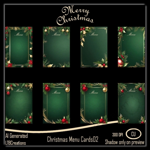 Christmas Menu Card02