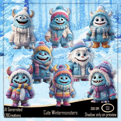 Cute Wintermonsters
