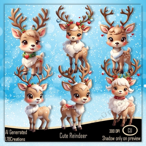 Cute reindeer