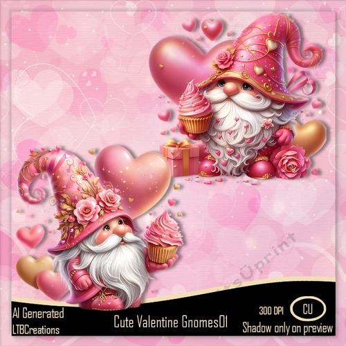 Cute Valentine Gnomes01