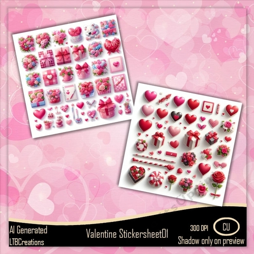 Valentine Stickersheet01