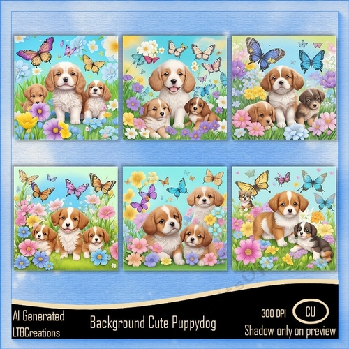 Background Cute PuppyDog