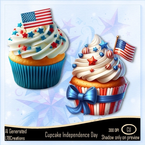 Cupcake Independence Day 