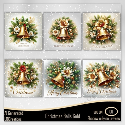 Christmas Bells Gold 