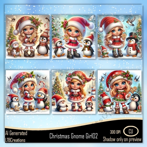 Christmas Gnome Girl02