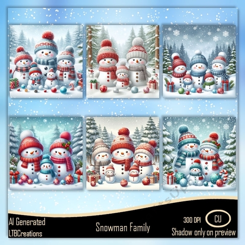 Snowman Family