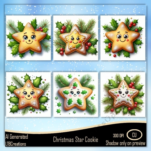 Christmas Star Cookie
