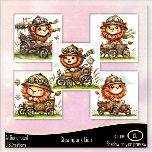 Steampunk Lion 