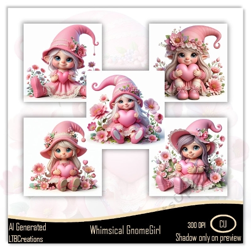 Whimsical Gnome Girl