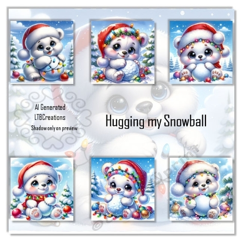 Hugging my Snowbal