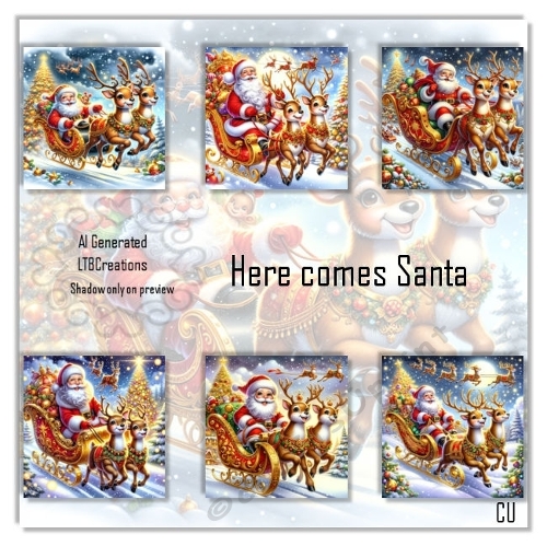 Here comes Santa
