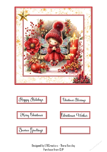 Christmas Fairy03 Topper