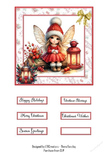 Christmas Fairy04 Topper