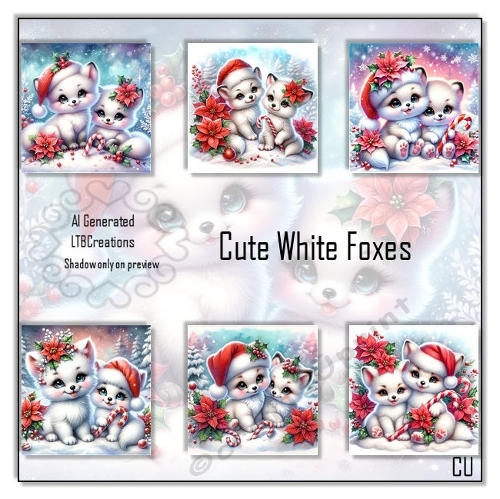  Cute White Foxes