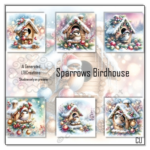 Sparrows Birdhouse
