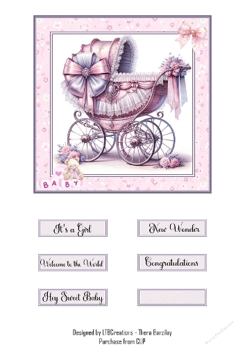 Welcome Little one 02 Topper