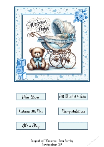 Welcome Little one 03 Topper