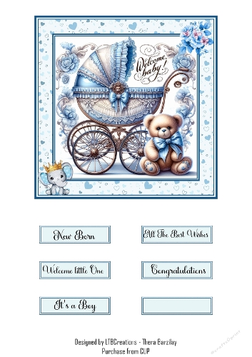 Welcome Little one 04 Topper