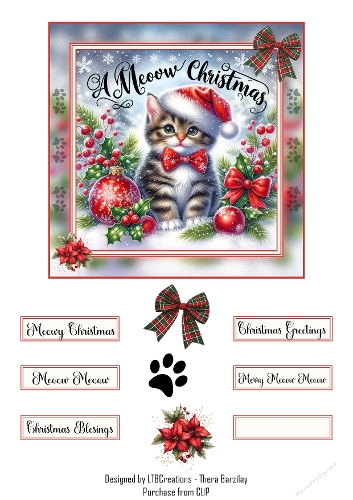 Meoow Christmas 01 Topper
