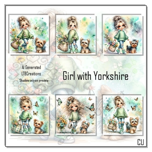 Girl with Yorkshire